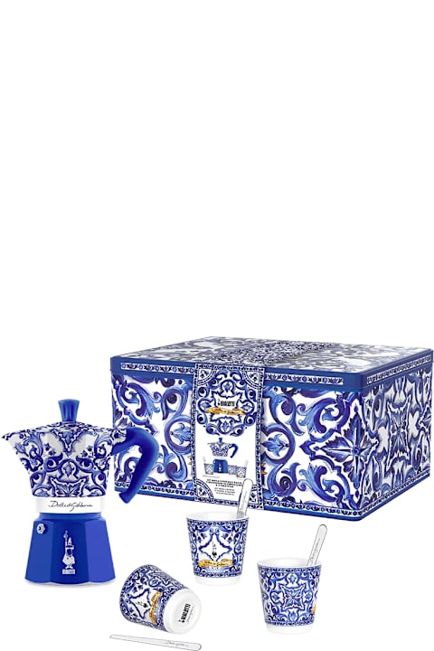 Homeware Dolce & Gabbana Set Moka 6 Tazze 3 Bicchierini E 3 Palette