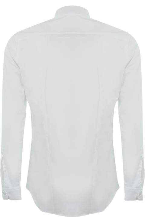 Fay for Men Fay Shirt With Stretch French Collar