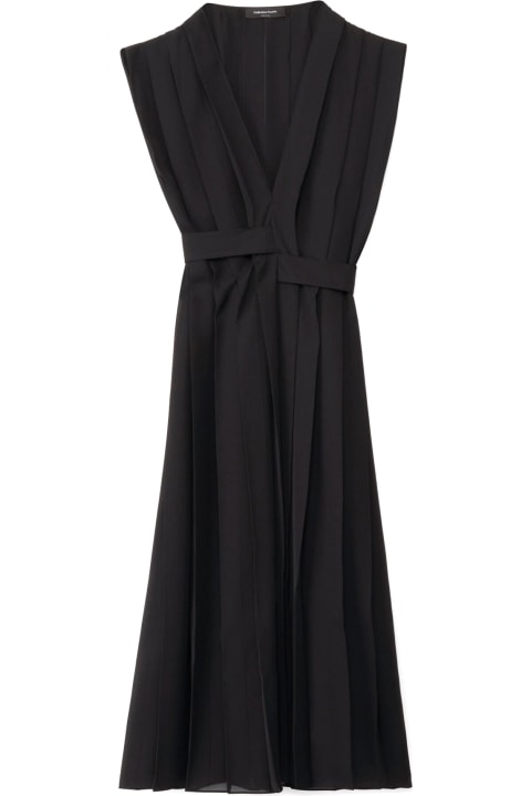 Fabiana Filippi Dresses for Women Fabiana Filippi Black Georgette Dress