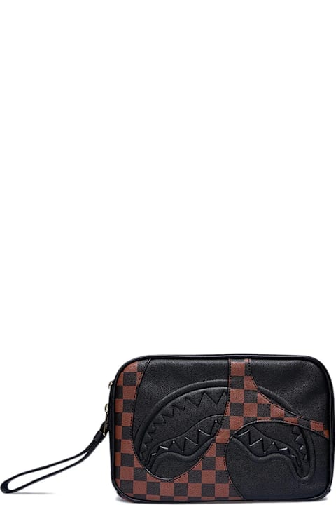 Sprayground for Women Sprayground Jetstream Brown Toiletry Bag