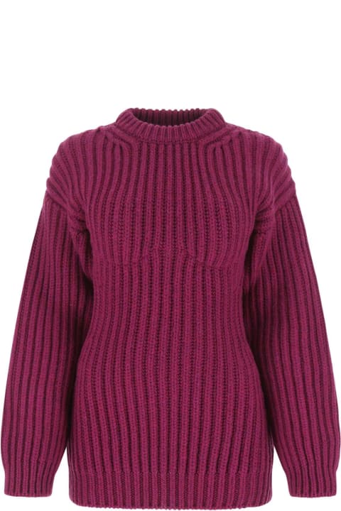 Prada Clothing for Women Prada Tyrian Purple Wool Sweater