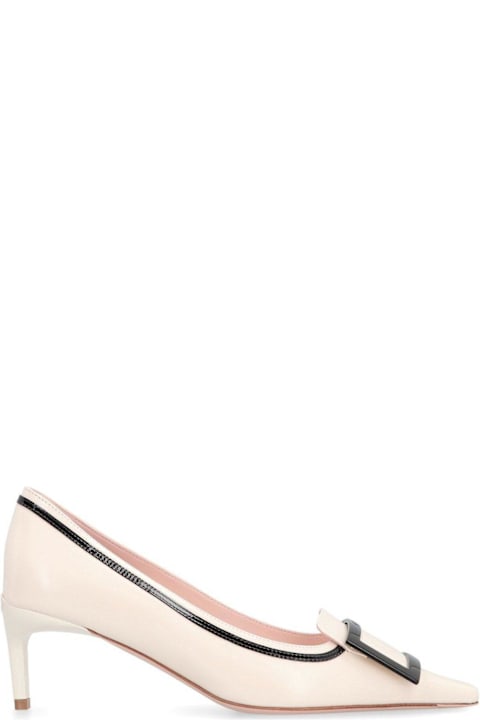 Homeware Roger Vivier Viv Canard Leather Pumps