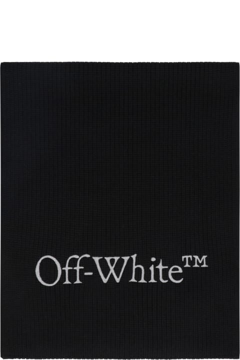 Off-White Scarves for Men Off-White Virgin Wool Scarf