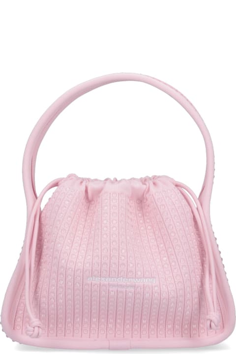 Alexander Wang Totes for Women Alexander Wang Small Tote Bag With 'ryan' Rhinestones