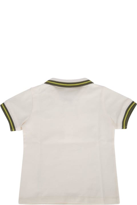 Moncler Shirts for Baby Boys Moncler Logo Patch Polo Shirt