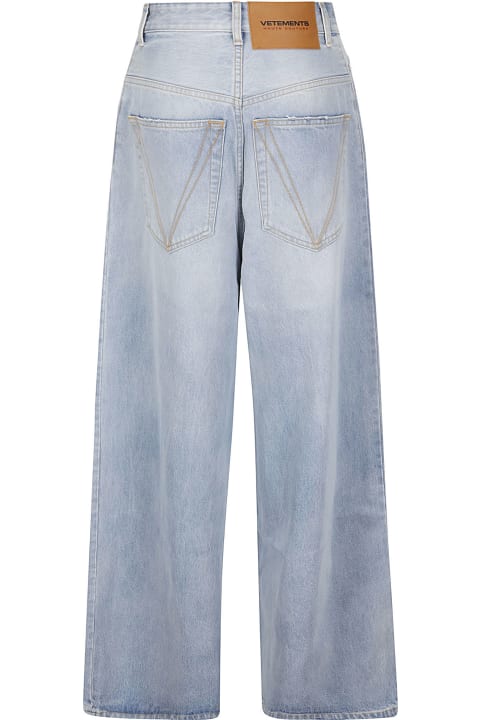 Jeans for Women VETEMENTS Destroyed Jeans