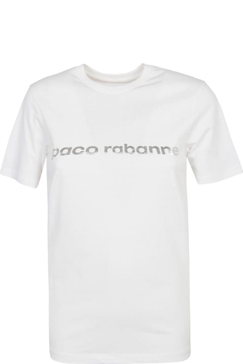 Paco Rabanne Topwear for Women Paco Rabanne Logo Printed T-shirt