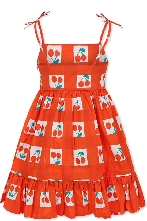 Homeware Stella McCartney Kids Red Dress For Girl With Cherries