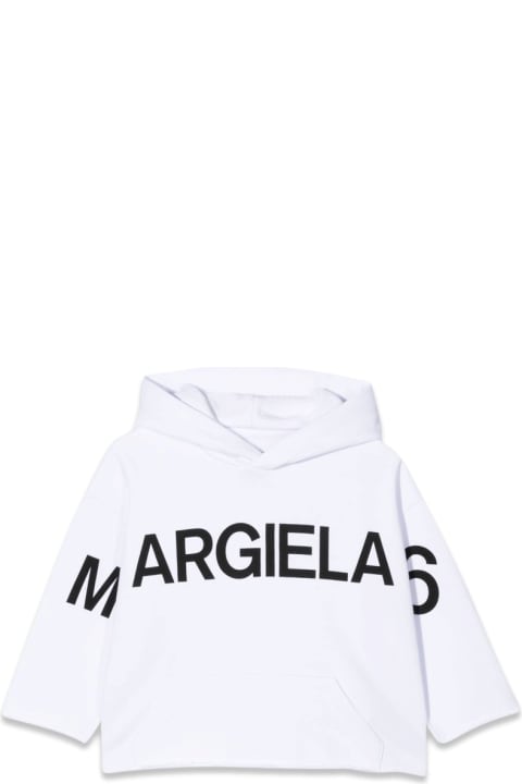 MM6 Maison Margiela for Kids MM6 Maison Margiela Sweatshirt Logo And Wide Neck Standing