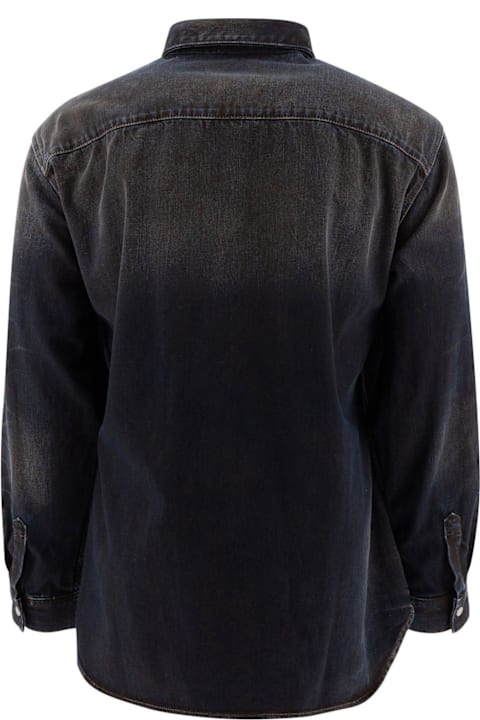 Acne Studios for Men Acne Studios Collared Long-sleeve Denim Shirt