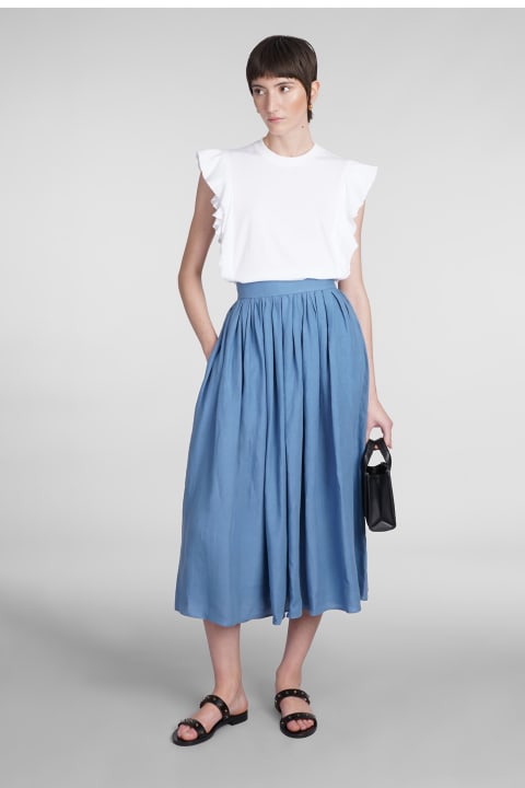 T-shirt In White Cotton