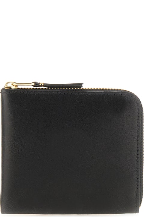 Comme des Garçons Wallet for Men Comme des Garçons Wallet Black Leather Coin Purse