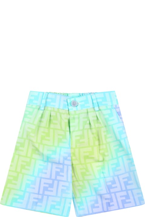Multicolor Shorts For Baby Boy With Ff