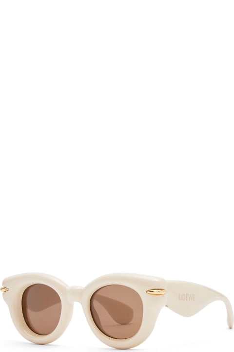 Eyewear for Women Loewe Inflated Round - Ivory Sunglasses