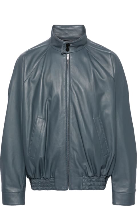 Marni Coats & Jackets for Men Marni Grey Lambskin Bomber Jacket