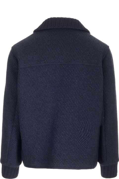 Etro Coats & Jackets for Men Etro Structured Wool Coat