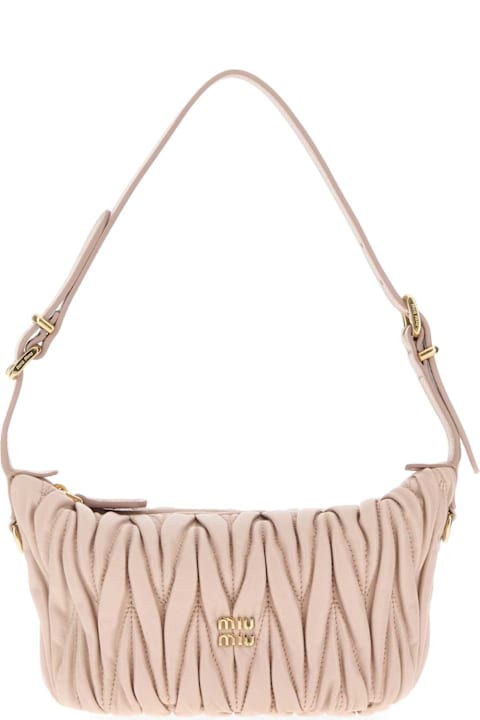 Miu Miu Powder Pink Leather Handbag
