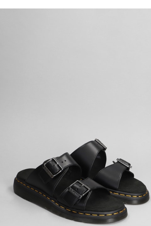 Dr. Martens Sandals for Women Dr. Martens Josef Flats In Black Leather