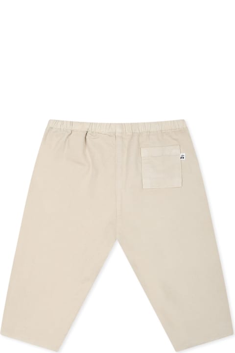 Bonpoint Clothing for Baby Girls Bonpoint Beige Trousers For Babykids