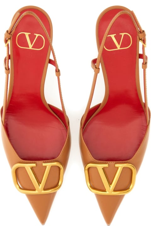 High-Heeled Shoes for Women Valentino Garavani 'vlogo Signature' Slingback Décolleté