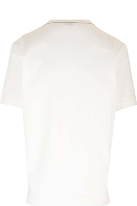 Brunello Cucinelli for Women Brunello Cucinelli White Cotton T-shirt