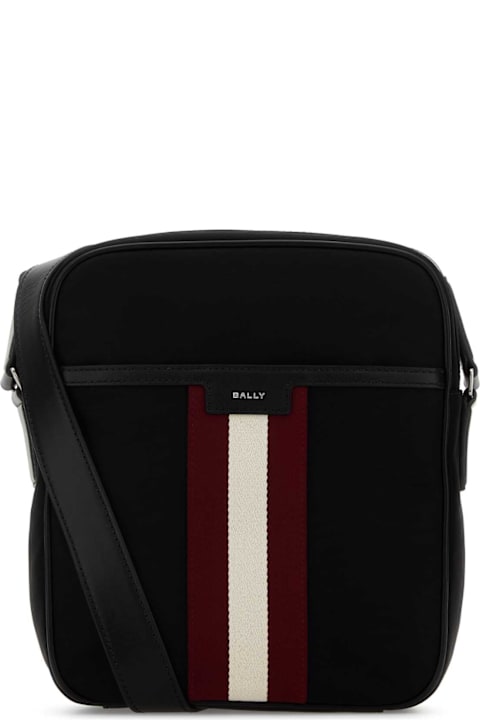 Bally Bags for Men Bally Black Canvas Crossbody Bag