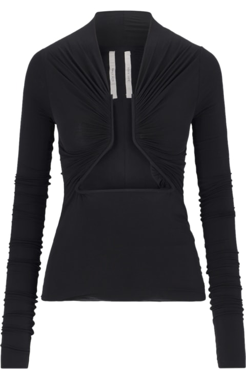 Clothing Sale for Women Rick Owens Cut-out Detail Sweater