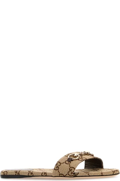 Gucci Gg Fabric Slippers