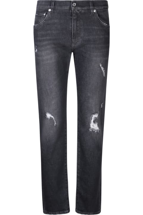 Jeans for Men Dolce & Gabbana Straight Leg Jeans