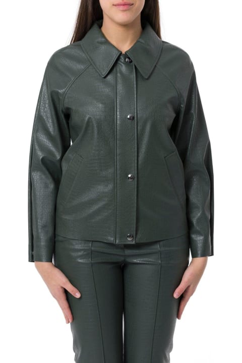 Max Mara for Women Max Mara Buttoned Long-sleeved Jacket