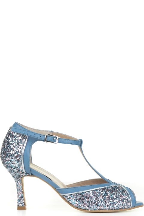 Hope for Women Hope Décolleté In Nappa Leather With Glitter And Strap