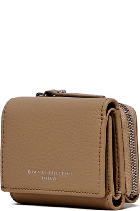 Gianni Chiarini Wallets for Women Gianni Chiarini Wallets Dollaro Leather Wallet With Button