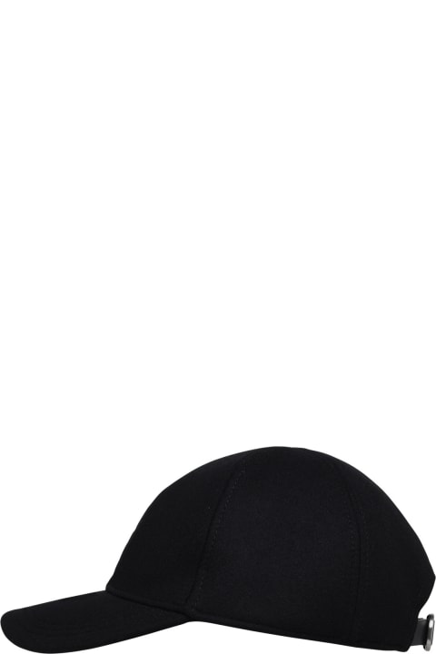 Hats for Women Jil Sander Black Cashmere Hat