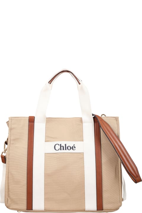 Beige Changing-bag For Baby Kids