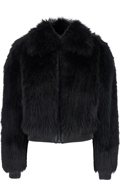 MICHAEL Michael Kors for Women MICHAEL Michael Kors Faux Fur Bomer Jkt