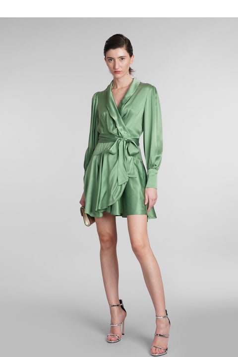 Dresses for Women Zimmermann Dress In Green Silk
