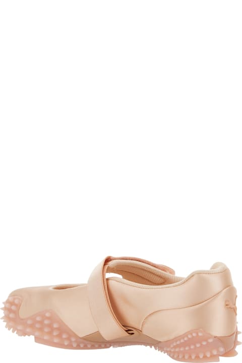 Puma for Kids Puma Mostro Pink Flats With Tread Sole And Logo On The Back In Fabric Unisex