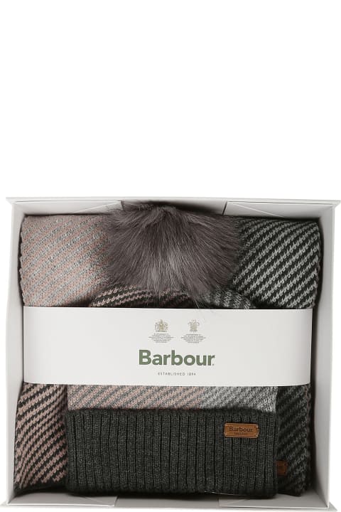 Barbour Scarves & Wraps for Women Barbour Nyla Beanie Scarf Gift Set