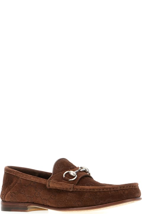 Gucci Loafers & Boat Shoes for Men Gucci Brown Suede Loafers