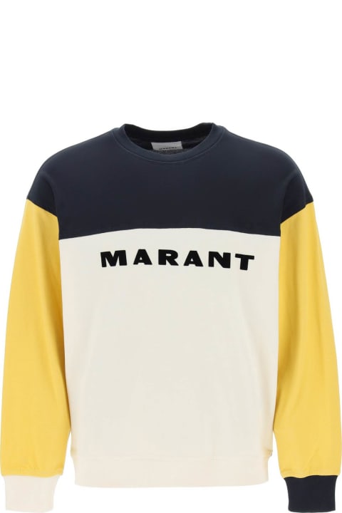 Isabel Marant Fleeces & Tracksuits for Men Isabel Marant Aftone Color Block Pique Sweatshirt
