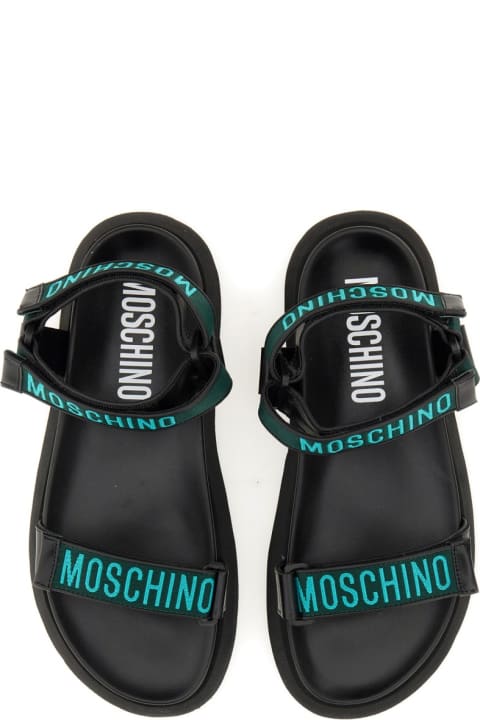 Moschino Men Moschino Sandal With Logo