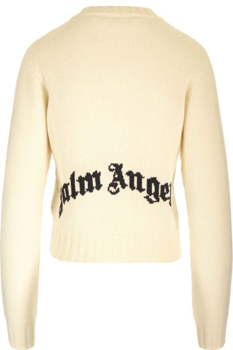 Palm Angels Sweaters for Women Palm Angels Wool Blend Cardigan