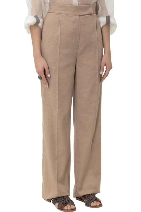 Brunello Cucinelli Clothing for Women Brunello Cucinelli Trousers With Pleats