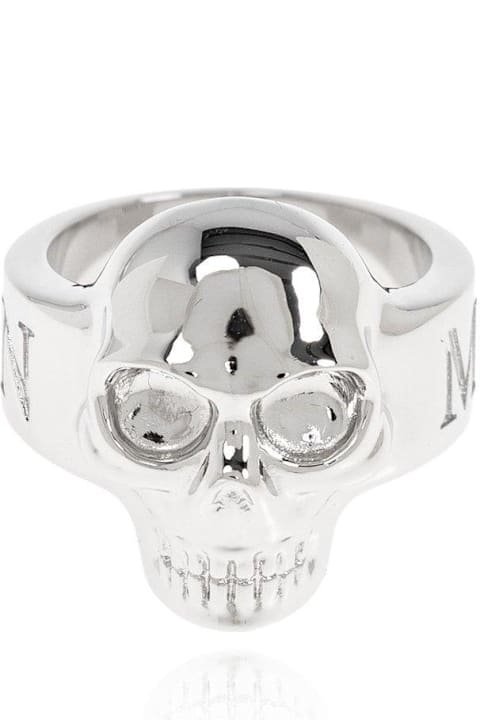 Jewelry for Men Alexander McQueen Skull Slip-on Ring