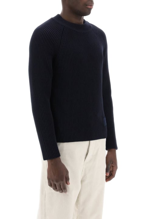 Ami Alexandre Mattiussi Sweaters for Women Ami Alexandre Mattiussi Cotton-wool Crewneck Sweater