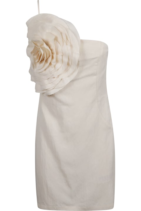 Fashion for Women Blumarine Large Flower Detail Sleeveless Dress