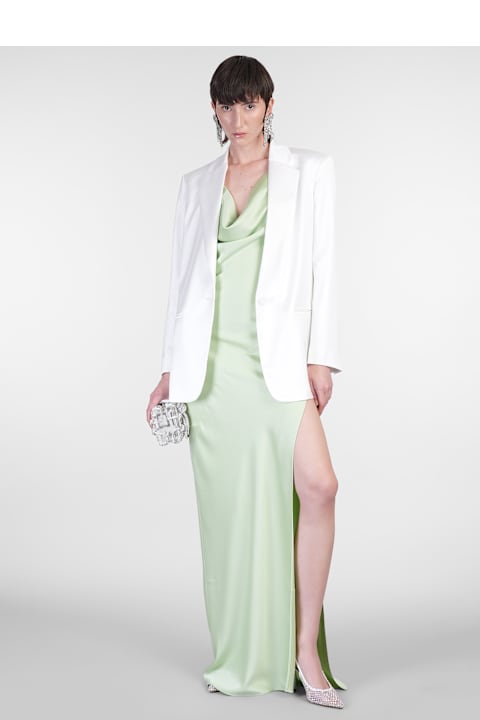 The Andamane Coats & Jackets for Women The Andamane Guia With Belt Blazer In White Polyester