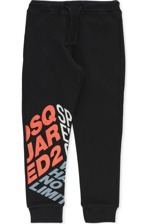 Bottoms for Boys Dsquared2 Cottone Trousers