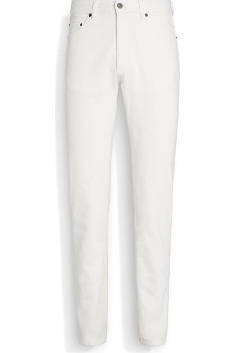 أدوات منزلية Zegna Roccia Mid-rise Slim Jeans