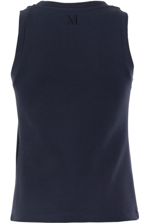 'S Max Mara Clothing for Women 'S Max Mara Logo Embroidered Sleeveless Top